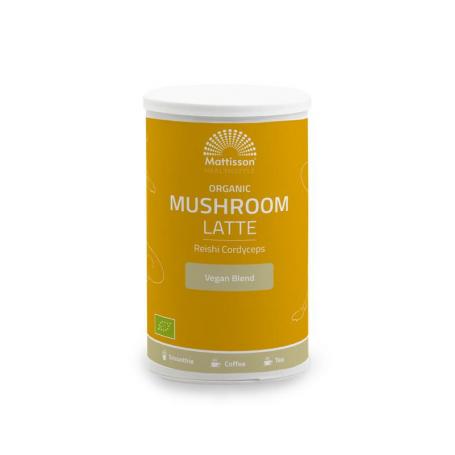 Latte mushroom reishi - cordyceps bio van Mattisson