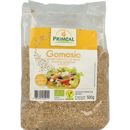 Gomasio volkoren sesamzaad en zeezout bio van Primeal