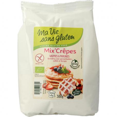 Pannenkoeken wafels en flensjes mix glutenvrij bio van Ma Vie Sans