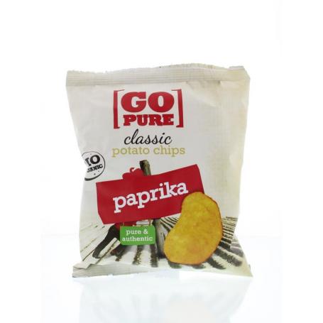 Chips paprika bio van Go Pure