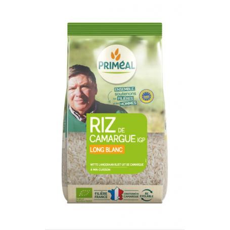 Witte langgraan rijst camargue bio van Primeal
