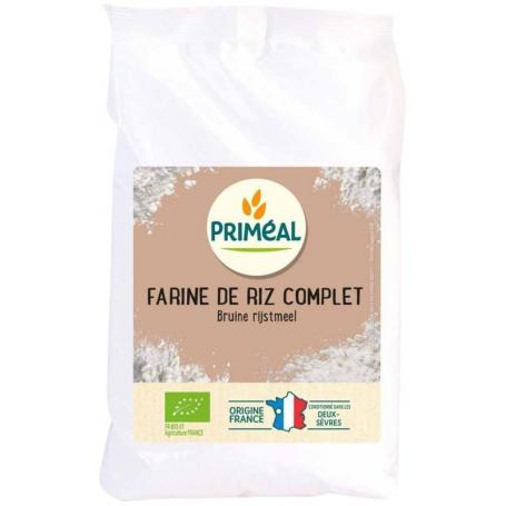 Volkoren bruine rijstmeel bio van Primeal
