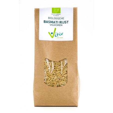 Basmati rijst volkoren bio van Vitiv
