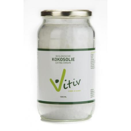 Kokosolie extra virgin bio van Vitiv