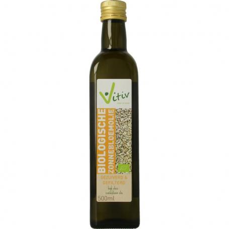 Zonnebloemolie bio van Vitiv