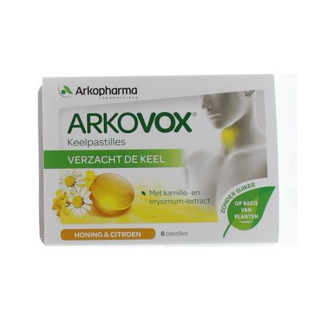Honing citroen keelpastilles van Arkovox