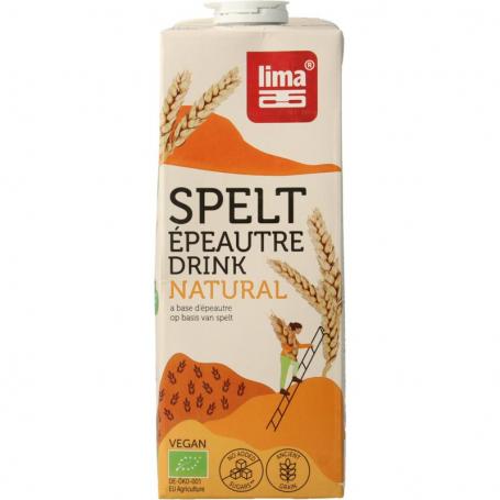 Spelt drink natural bio van Lima