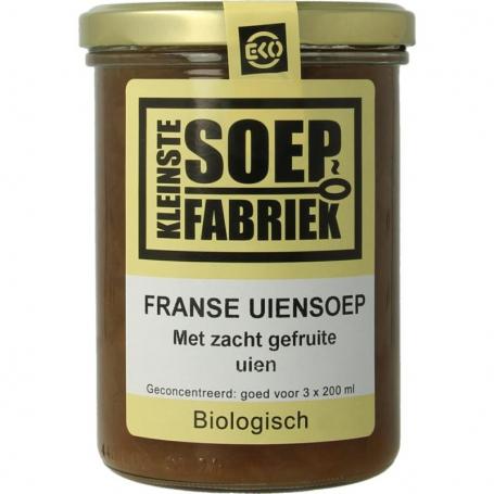 Franse uiensoep vegetarisch bio van Kleinstesoepfabr