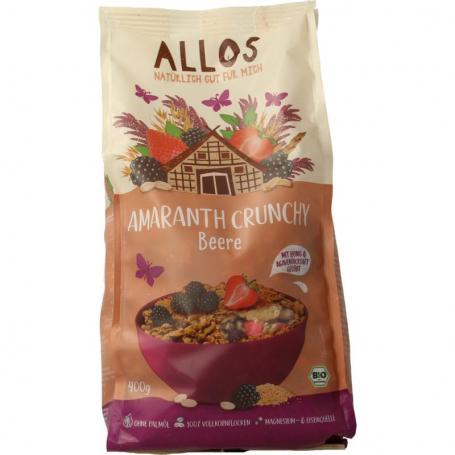 Crunchy amarant rode vruchten bio van Allos