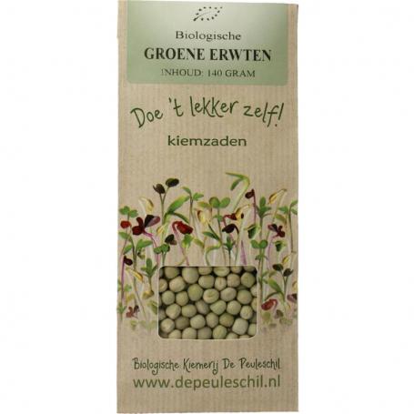 Groene erwten bio van Peuleschil