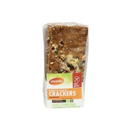 Crackers pompoen bio van Liberaire