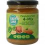 4 mix gemengde notenpasta zonder zout bio van Terrasana