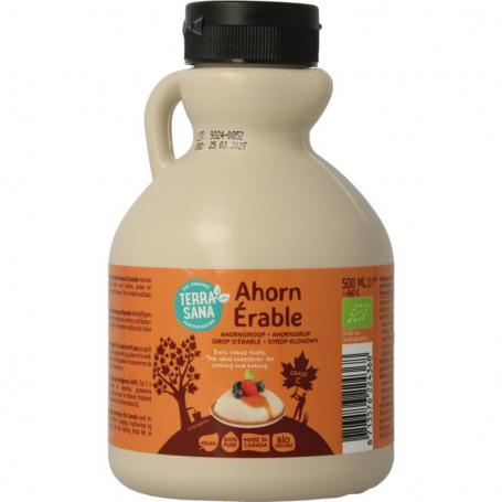 Ahornsiroop graad C in jug bio van Terrasana