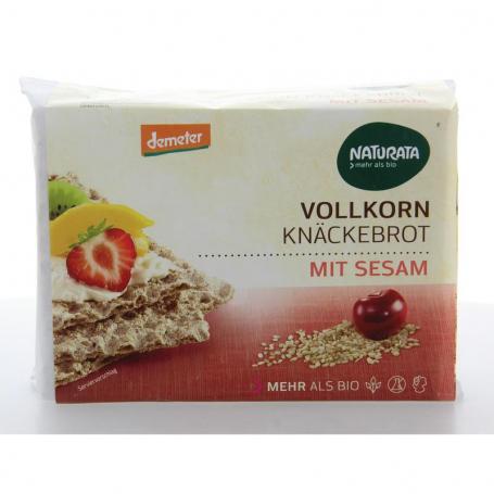 Knackebrod sesam demeter bio van Naturata