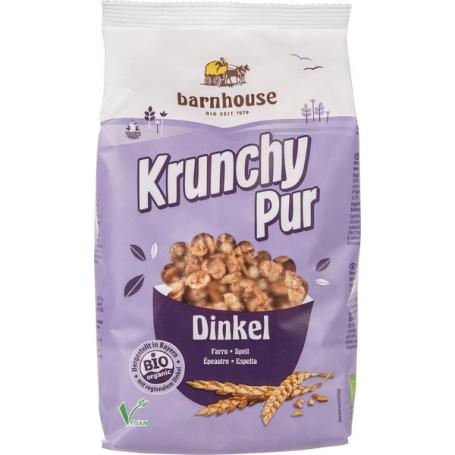 Krunchy pur spelt suikervrij bio van Barnhouse