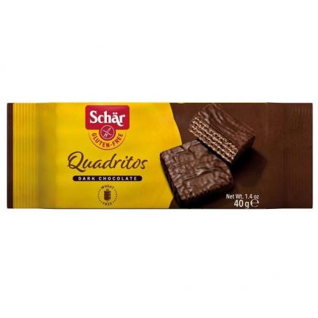 Quadritos cacao wafel glutenvrij van Dr Schar