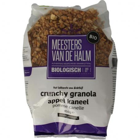 Crunchy appel/kaneel bio van De Halm