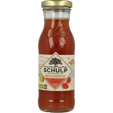 Appel & aardbeiensap bio van Schulp