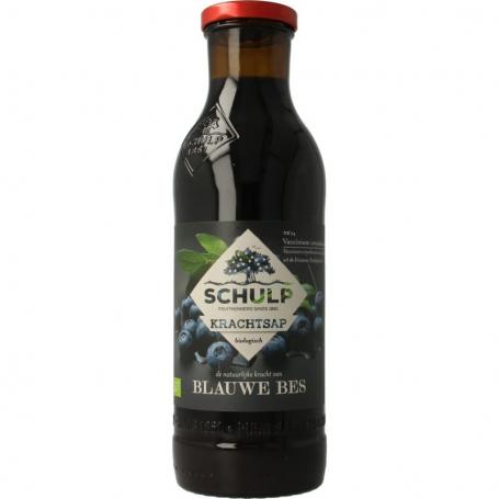 Krachtsap blauwe bessensap puur bio van Schulp