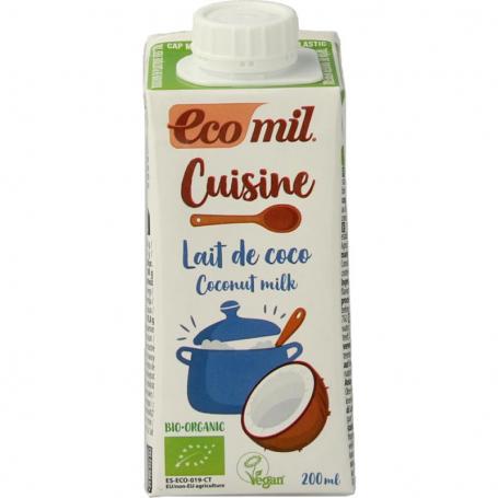 Kokosmelk cuisine bio van Ecomil
