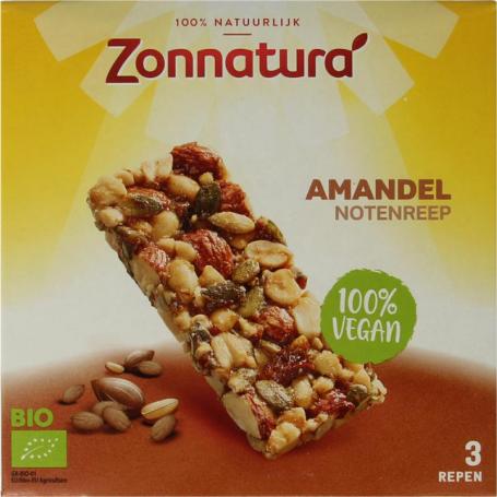 Muesli notenmix reep amandel bio van Zonnatura