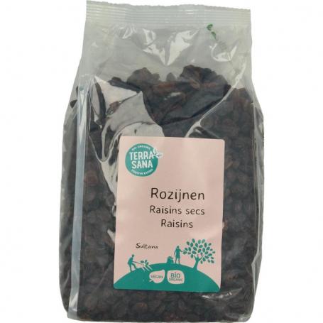 RAW rozijnen sultana bio van Terrasana