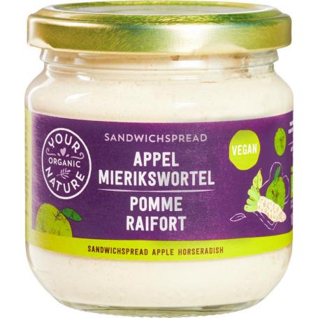 Sandwichspread appel mierikswortel bio van Your Organic Nat