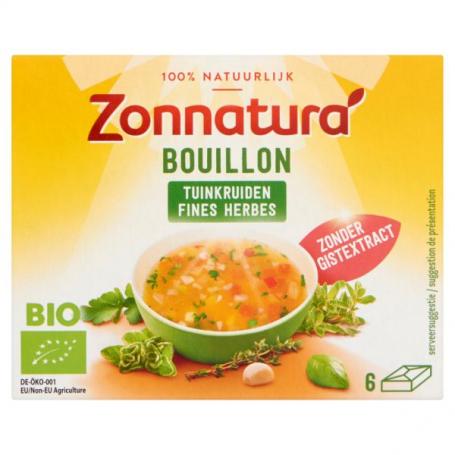 Fine herbstock bouillon zonder gist bio van Zonnatura