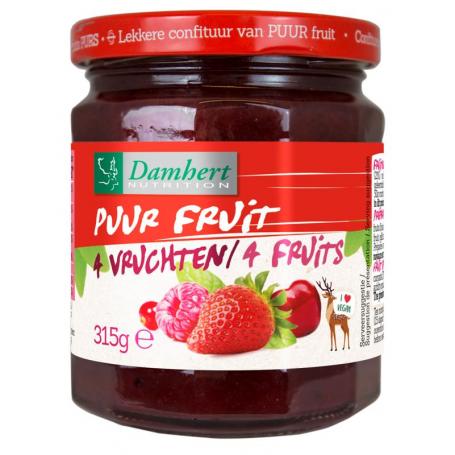 Puur fruit confituur vier vruchten van Damhert