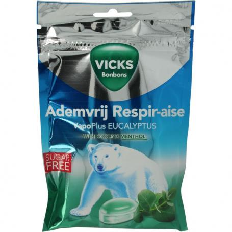 Ademvrij eucalyptus suikervrij bag van Vicks