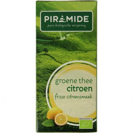 Groene thee met citroen eko bio van Piramide