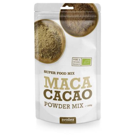 Maca & cacao poedermix vegan bio van Purasana