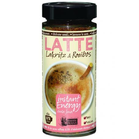 Latte lakritz rooibos bio van Amanprana
