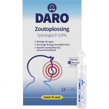 Kind fysiologische zoutoplossing 5ml van Daro