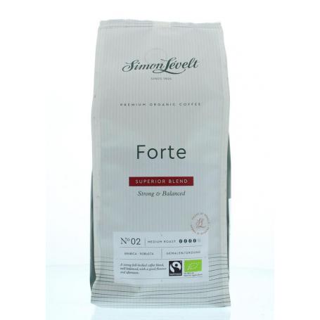 Cafe forte superior blend bio van Simon Levelt