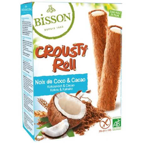 Crousty roll kokos cacao bio van Bisson