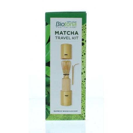 Matcha travel kit van Biotona