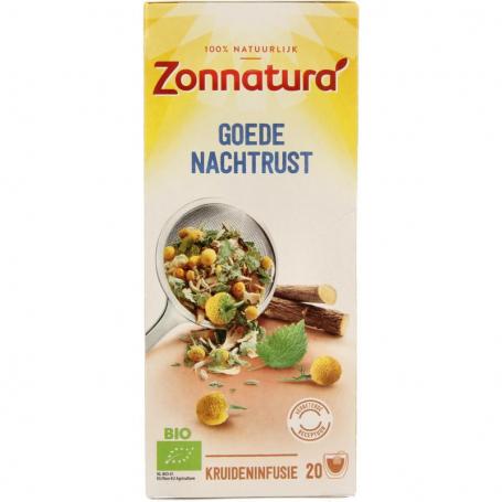 Goede nachtrust thee bio van Zonnatura