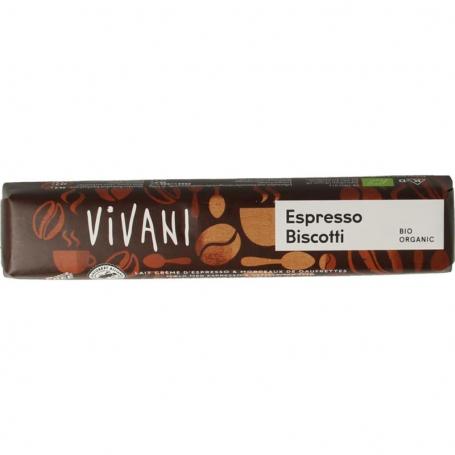 Chocolate To Go espresso biscotti bio van Vivani