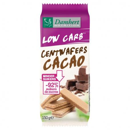 Centwafers chocolade low carb van Damhert
