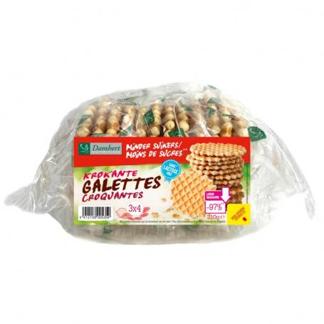 Krokante galetten lactosevrij van Damhert