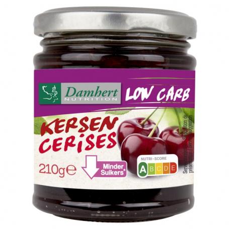 Confituur kers low carb van Damhert