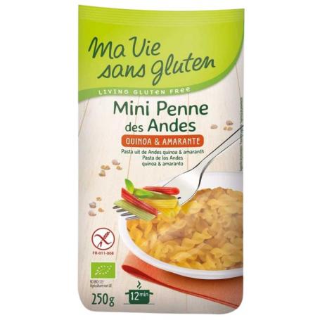 Tricolor mini penne glutenvrij bio van Ma Vie Sans