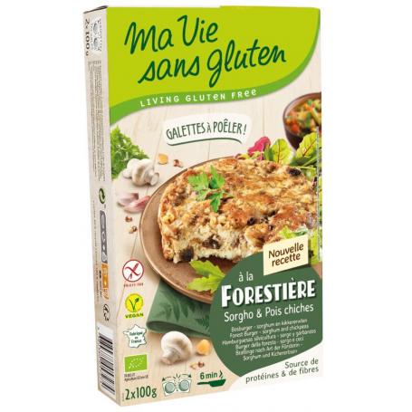 Champignonburger kikkererwt glutenvrij 2x100g bio van Ma Vie Sans