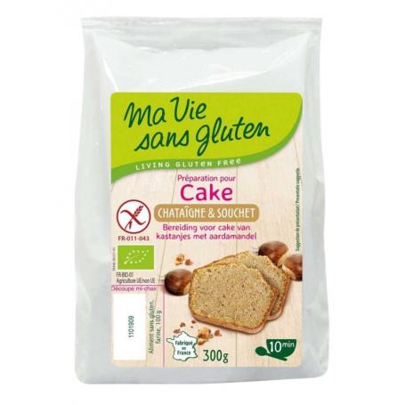 Amandel kastanje cakemix glutenvrij bio van Ma Vie Sans