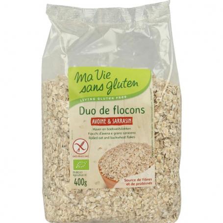 Haver en boekweit vlokken glutenvrij bio van Ma Vie Sans