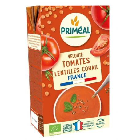 Veloute gebonden soep tomaat linzen bio van Primeal