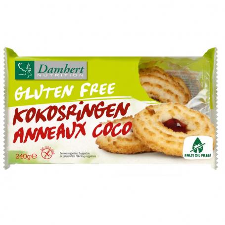 Kokosringen fruitvulling glutenvrij van Damhert