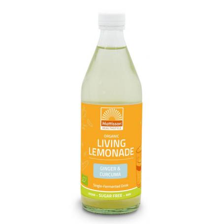Living lemonade ginger & curcuma bio van Mattisson