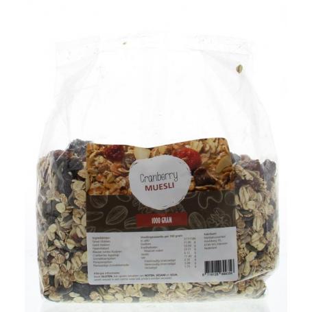 Cranberries muesli van Mijnnatuurwinkel